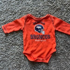 Denver Broncos 3/6 month outfit